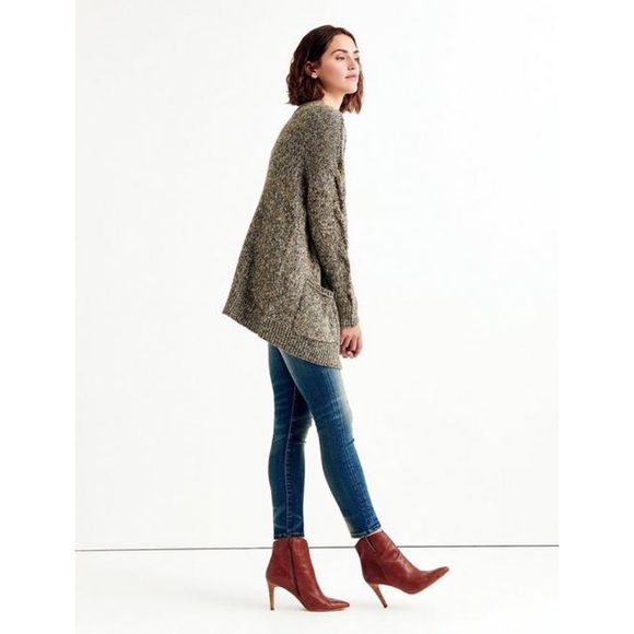 New Lucky Brand Venice Marl Cardigan 